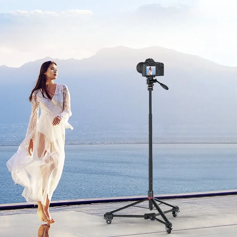 

Portable pulley holder, camera tripod