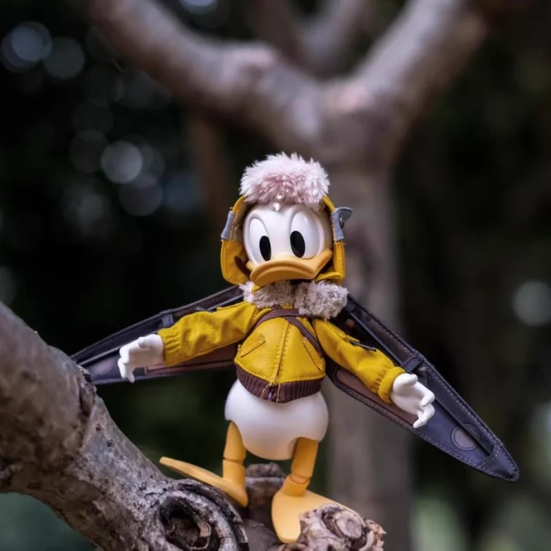 Disney City Escape Plan Camping Action Figure Donald Mickey Donald Duck Model Pvc Standbeeld Beweegbaar Gezamenlijk Decoratief Model Speelgoed