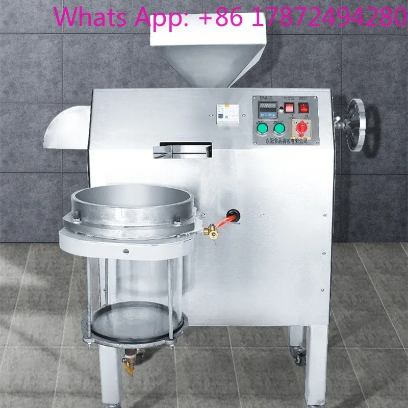 YG60 Commercial Oil Press Stainless Steel Cold Hot Double Press Peanut Walnut Maker