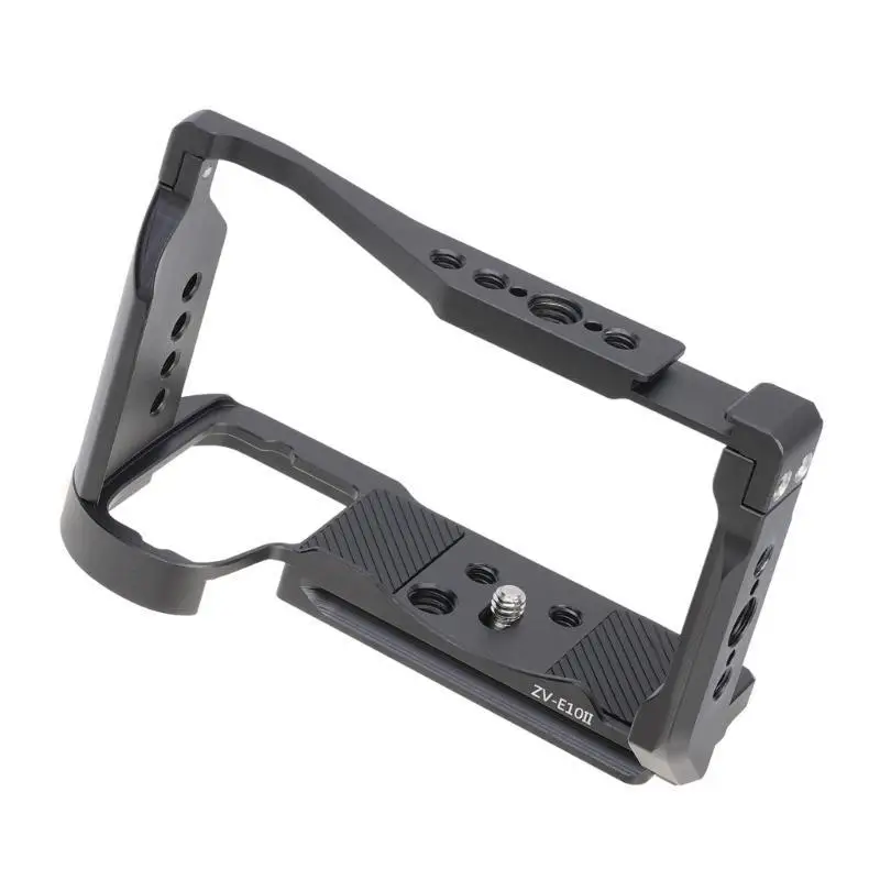 R53C Kamera Käfig 1/4 zoll Erweiterung Löcher Box Kalten Schnell Release Expansion Stabilisator für ZV-E10II – Detail 5
