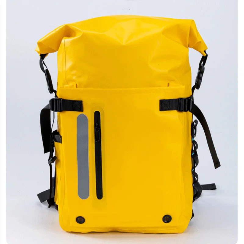 Mochila de exterior con aletas largas, equipo de natación, para ríos, barranquismo, con separación en seco y húmedo, mochila de snorkel