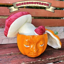 33cm Delicious Dungeons Pumpkin Bag Pumpkin Cup Cute Kawaii Doll Anime Peripheral Halloween Gift-Pre sale