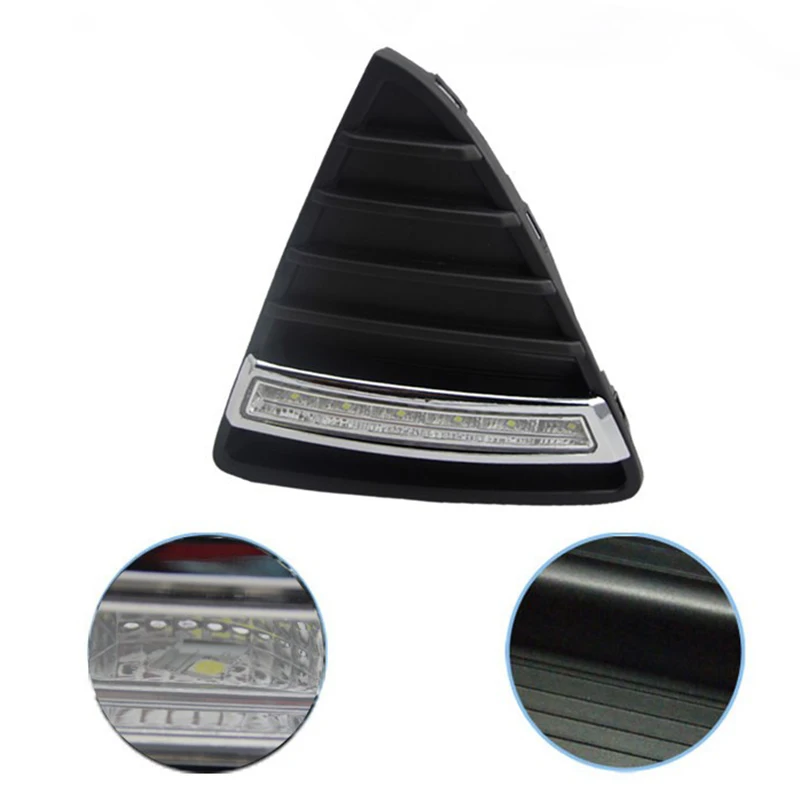 자동차 스타일링 자동 Led Drl 일광 자동차 주간 주행등 세트, 포드 포커스 3 2012 2013 2014 2015 안개등 포함, 2 개/세트