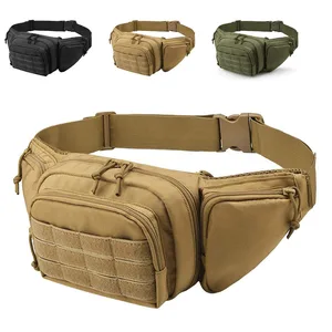New Outdoor Multi functional Invisible Waist Attachment Bag for Men's Sports Storage Waist Bag Outdoor Tool Kit
