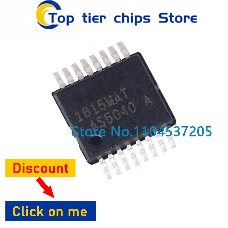 1-10pcs/lot AS5040 AS5040-ASST SSOP-16 5040  SSOP16