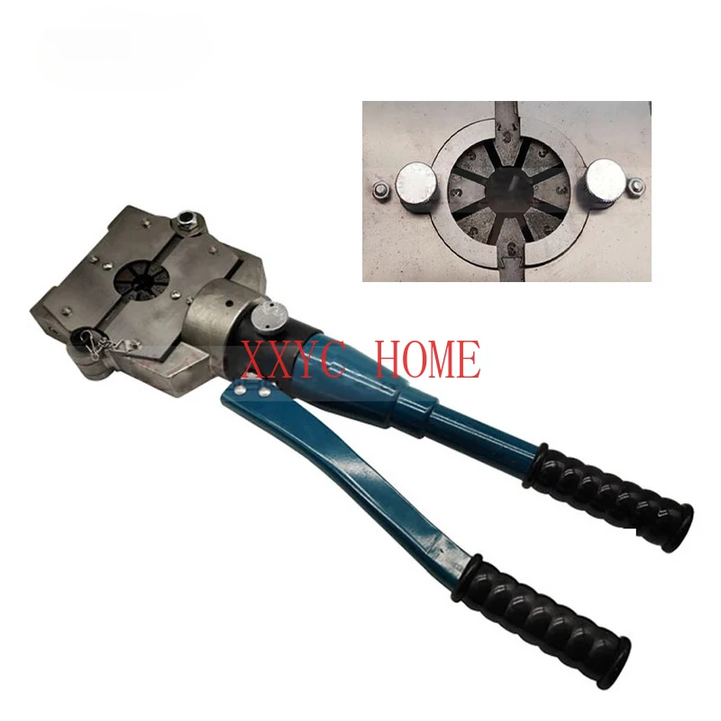 Riveting Manual Hydraulic Aluminum Sleeve Hose Pipe Tool Automotive Air Conditioning Pipe Head Press Machine