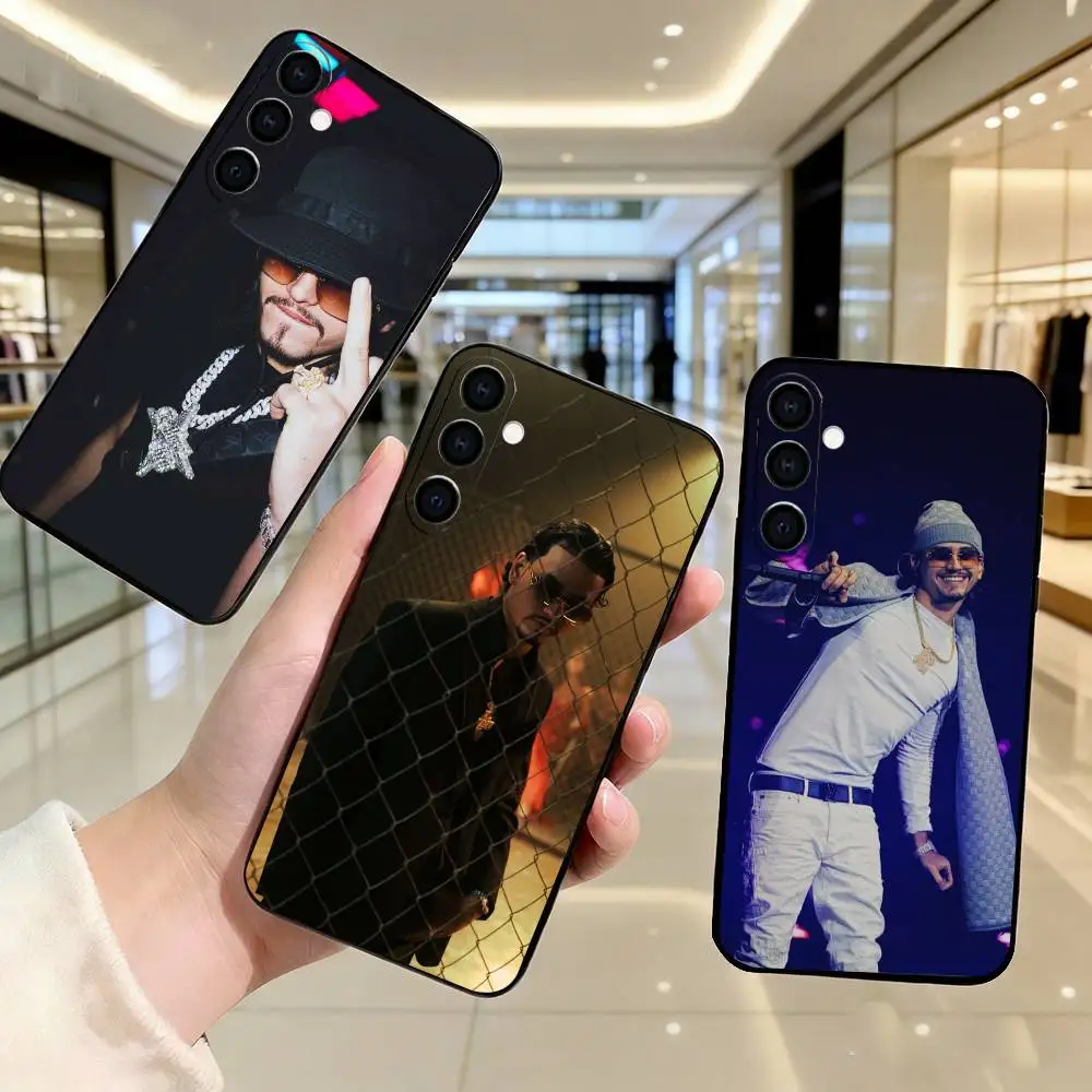 SINGER C-Clarent S-Scat Pack Phone Case Black Silicone Soft For Samsung Galaxy A73,A72,A71,A70,A53,A52,A51