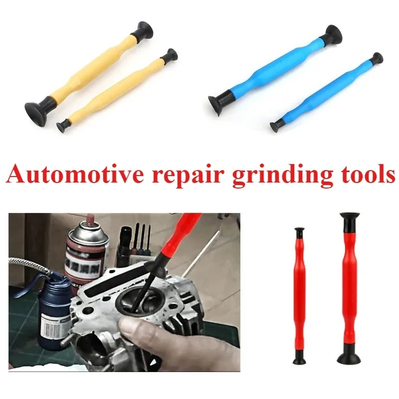 

2PCS New Manual Valve Lapping Tool Set Rubber Grinding Stick with Suction Cup for Car Motorcycle Engine Repair