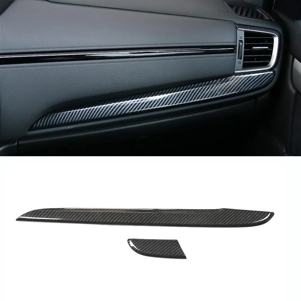 

Carbon Fiber Dashboard Trim For Honda CR-V 2017-2022 Center Console Interior Decoration 2PCS