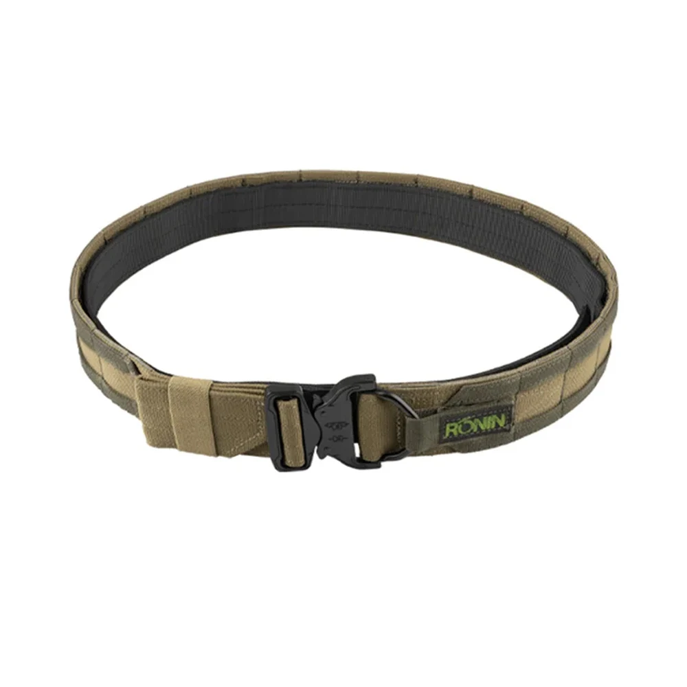 New 1.5 Inch Double Layer Belt Outdoor Molle Belt  CS Hunting Belt