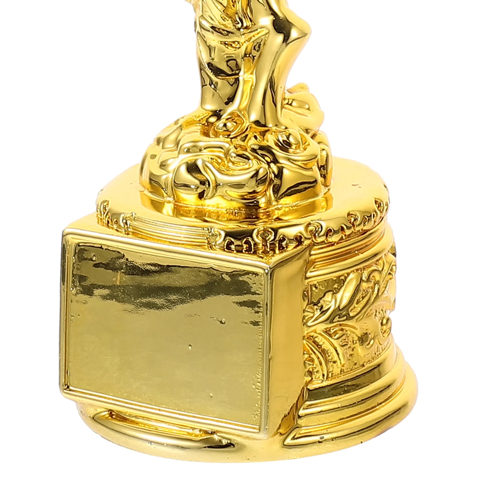 

Resin Dance Trophy Durable Ballet Dancer Decorative Award Trophy Small Compact Prize for Party and Competition