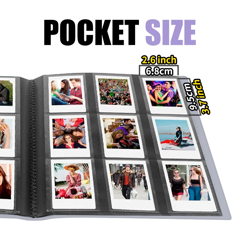 432 Pockets Photo Album for Fujifilm Instax Mini 12 11 9 Evo 90 40 8 7 LiPlay Instant Camera Large capacity Small Card Storage