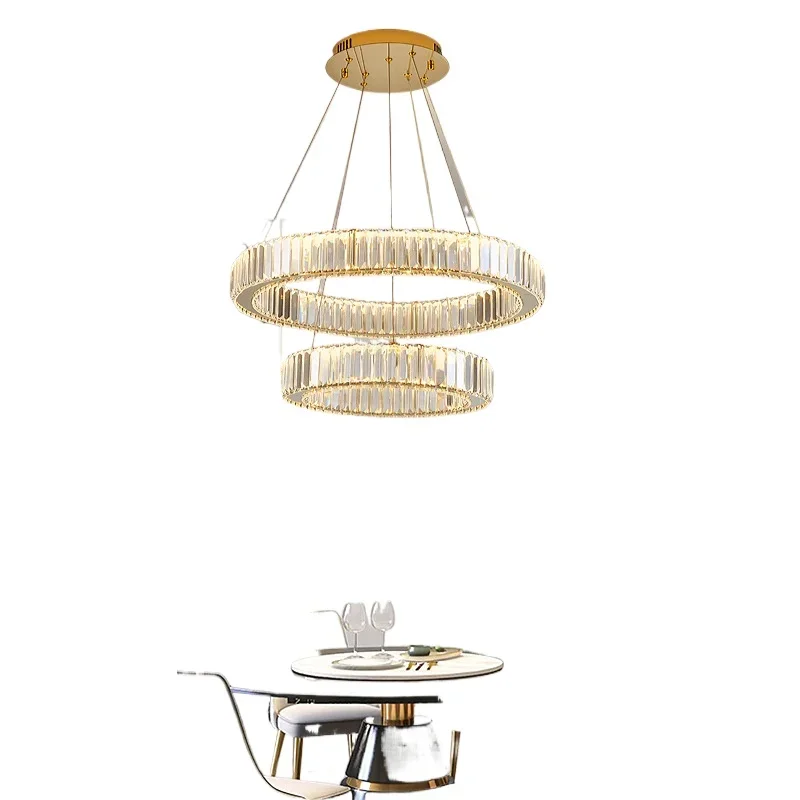 

Living room chandelier, Italian light luxury crystal living room chandelier, dining room chandelier, master bedroom crystal lamp