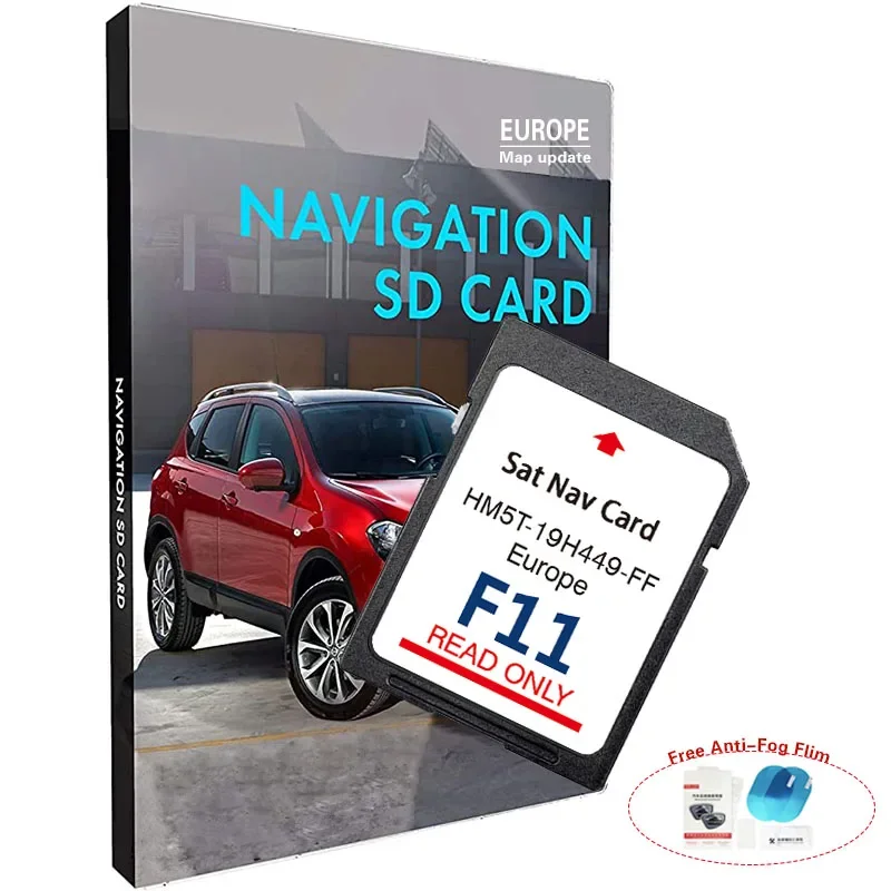 Sync2 F11 Europa 2022 Maps GPS Navigation Update for Ford Focus Sat Nav SD Card Version Software