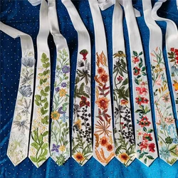 Colorful Floral Matching Tie for Floral Veil