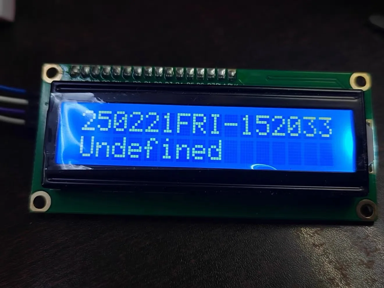 R3 LCD1602 Screen Module MCU IIC/I2C Display LCD Blue Screen