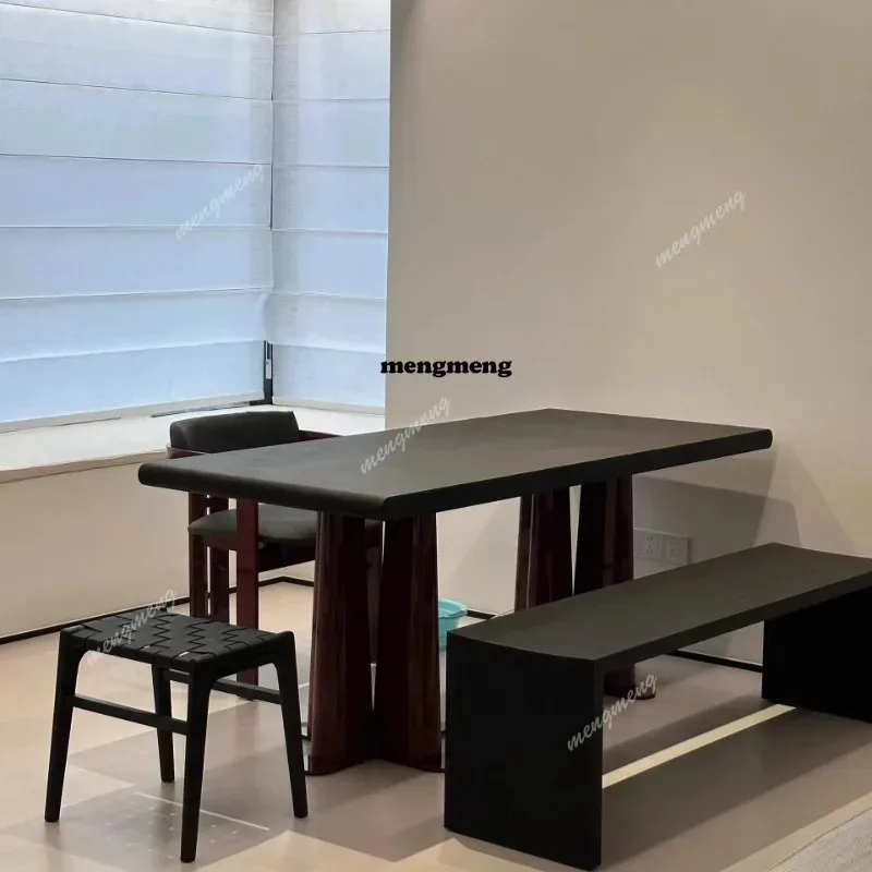 

Italian Minimalist Dining Table Modern Luxury Creative Dining Table High-end Desk Dining Room Furniture Tavoli Da Pranzo