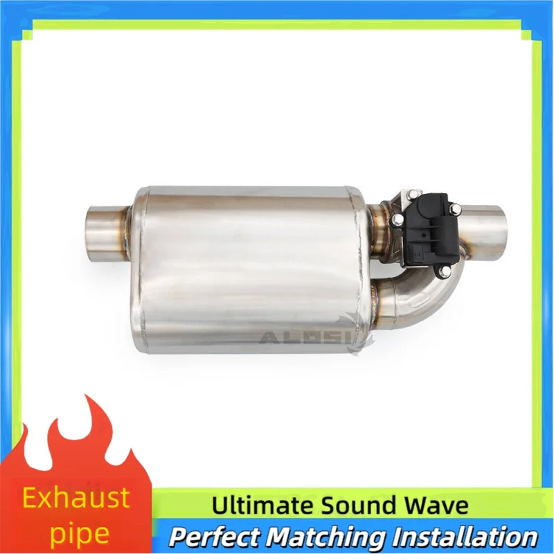 

Customized Universal Resonator with Valve Control OEM Exhaust Pipe Muffler for Escape System Controlled by Stainless Steel Valve