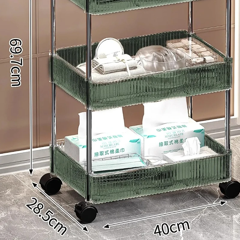 

Beauty Salon Special High-capacity Trolley Skin Management Mobile Simple Care Instrument Trolley Tool Commercial Furniture