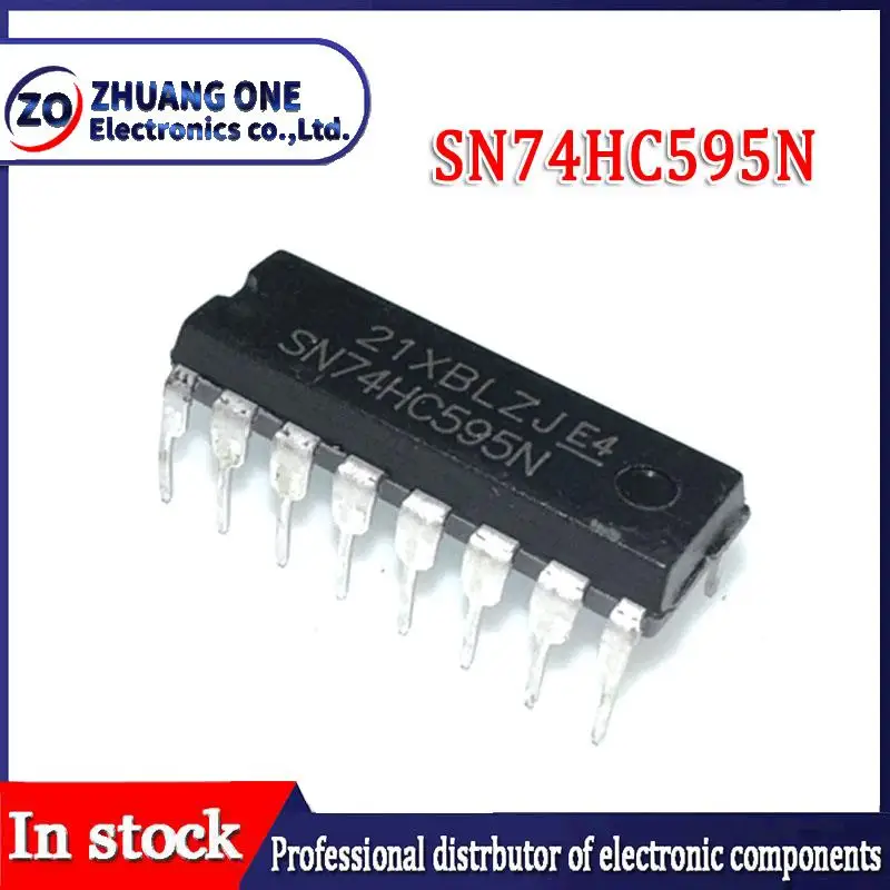 10PCS SN74HC595N DIP16 DIP 74HC595N 74HC595 DIP-16 SN74HC257N 74HC257 SN74HC393N 74HC393 SN74HC590AN 74HC590 SN74HC590N 74HC590N