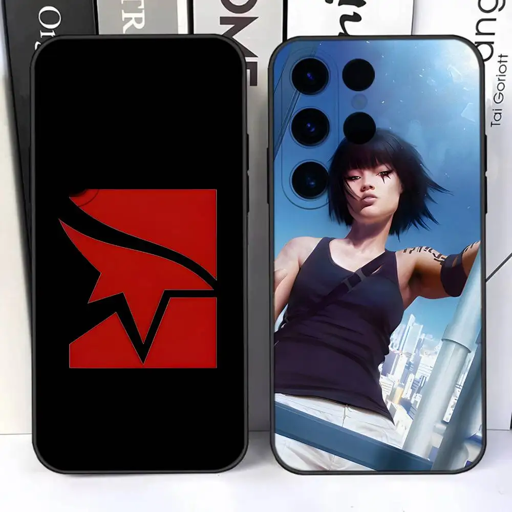 

Game M-Mirrors Edge Catalyst Soft TPU Cover Anti-Scratch For Samsung S25,S24,Ultra,S20,S30,Plus,S22,S23,Ultra,Plus,5G Phone Case