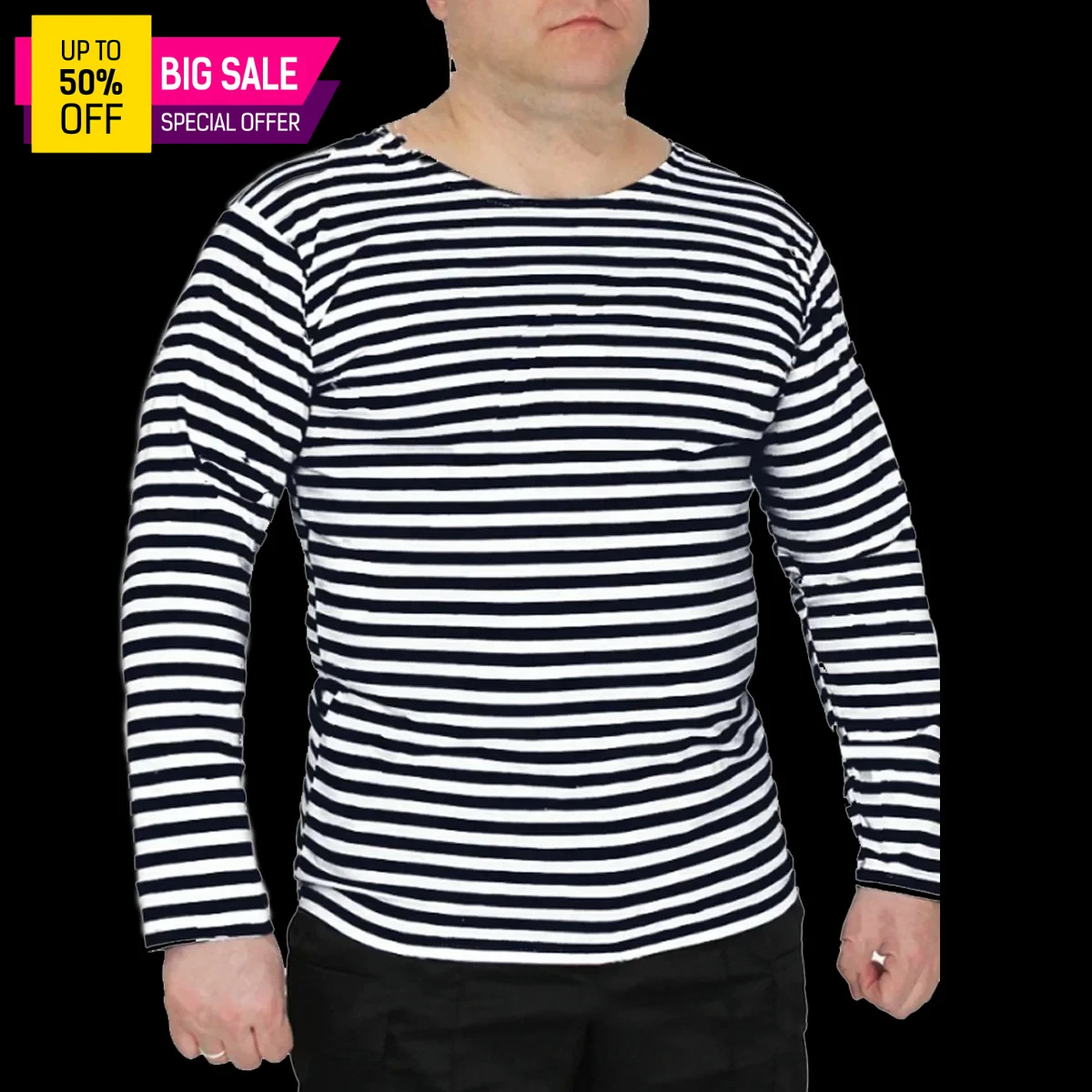 Thumbnail 2 - #6 Mens Striped T-Shirts Comparison Guide