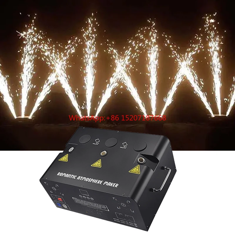 

Новая 3-головная машина с холодной искрой, 2-5 метров, электронная DMX 512, удаленная машина для фейерверков с холодными искрами для Dj Show, свадебной вечеринки