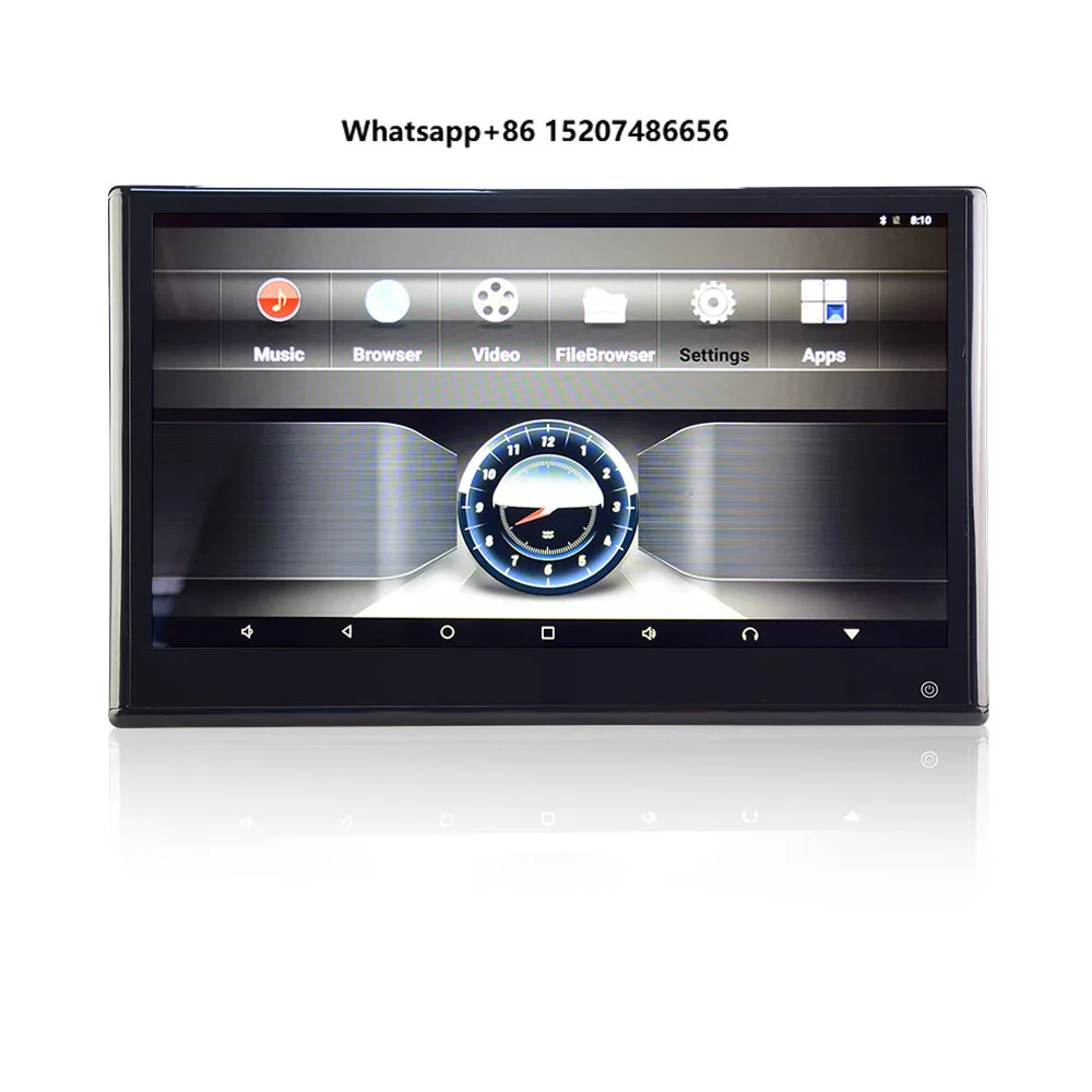13.3 Inch Android 13 Car Headrest Rear Seat Entertainment 1080P 4G Touch Screen 2.5D WIFI/USB/SD/ FM
