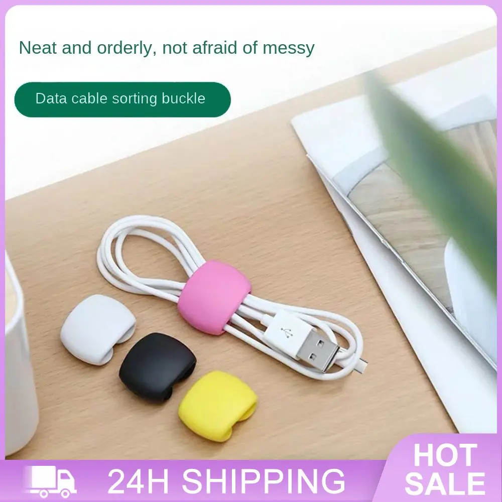 Klamra uzwojenia Wysokiej jakości miękki materiał Układ kabla słuchawkowego Gładka 2,5 cm × 3,2 cm × 1,3 cm Narzędzia do sterowania przewodami Lekki Pvc