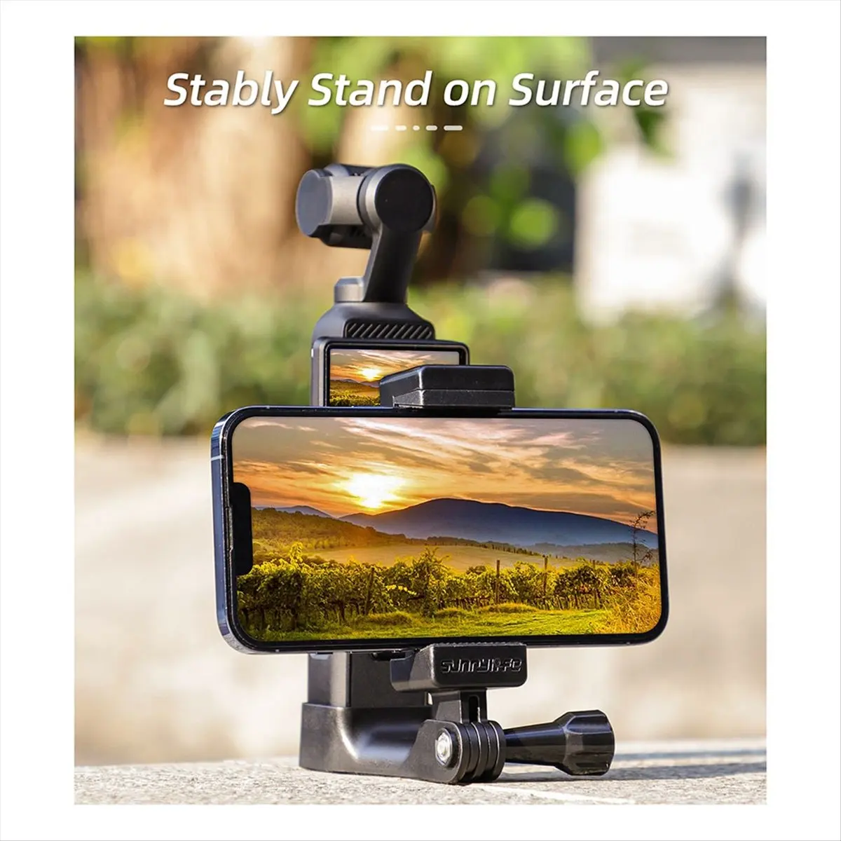 

M85K for 3 Front Phone Holder Clip Handheld Expansion Adapter Multifunctional Convenient Accessories