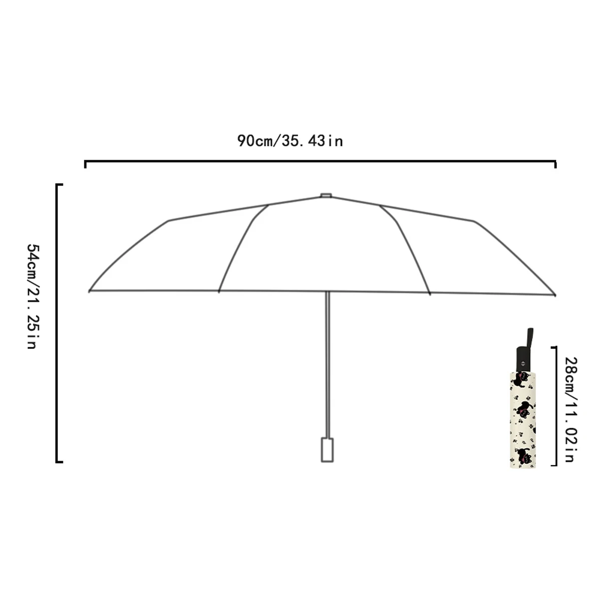 Automatyczne parasol słoneczny dla kobiet, ochrona przed słońcem, ochrona UV, przenośny parasol słoneczny składany parasol słoneczny, parasol słodki