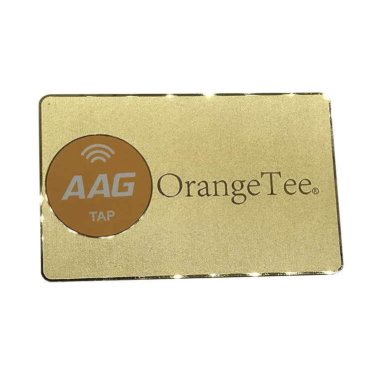 Customized query Hot Sale Custom Printed Logo Plating Matte Black Etched NFC Chip Metal Business Cards