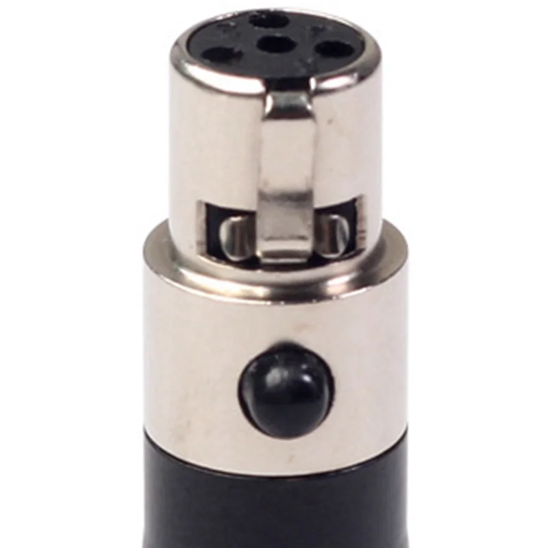 

【Элегантный дизайн】6X XLR Mini 3-контактный разъем «папа» на 4-контактный «мама» аудиоадаптер Разъем Hi-Fi адаптер преобразователя сигналов