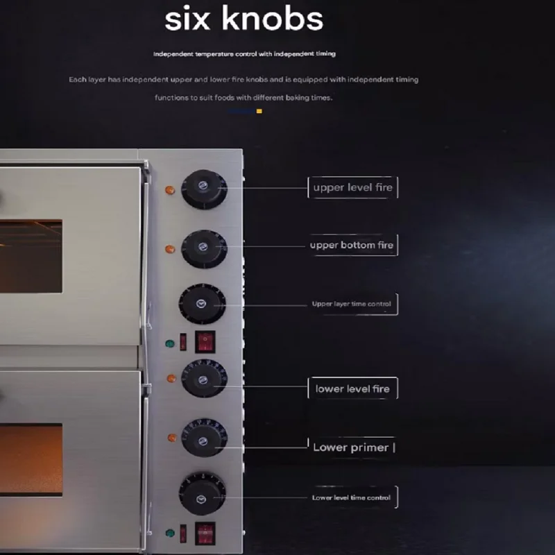 Энергоэффективная электрическая печь для пиццы с низким энергопотреблением, экологически чистая