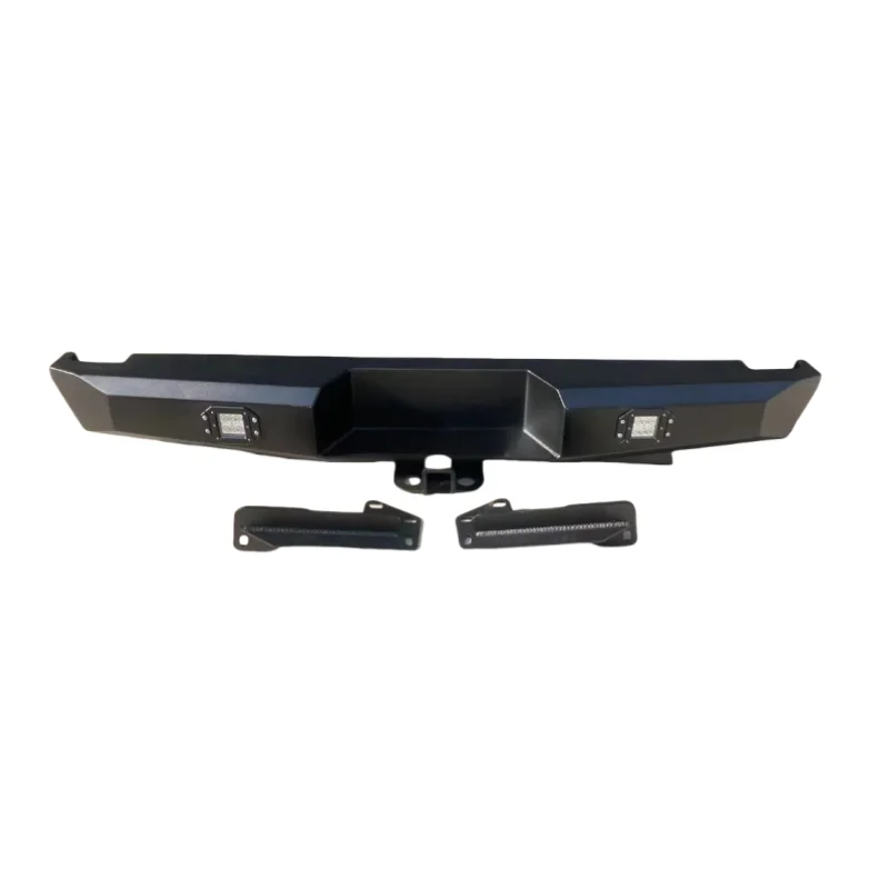 

TOP Brand New High Quality Black Steel 4*4 Off-Road Rear Bumper with Fog Light Cut-Outs for Nissan Navara NP300 D23