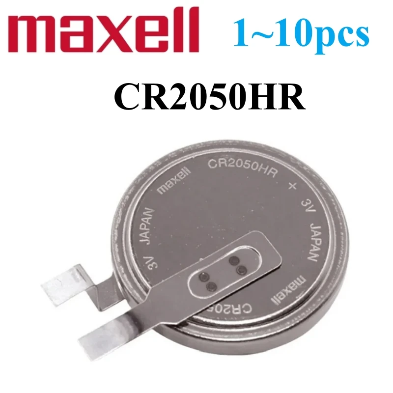 1-10 шт. CR2050 CR2050HR BR2050 LM2050 2050 3 В литиевая батарея для датчика контроля давления в шинах, устойчивая к высоким температурам
