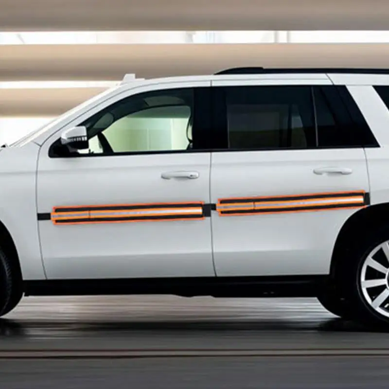 

Car Door Anti-Collision Strip 2-Pack Anti-Collision Bumper Strip Night Reflective Foldable Cushion Auto Accessories Anti-Scratch