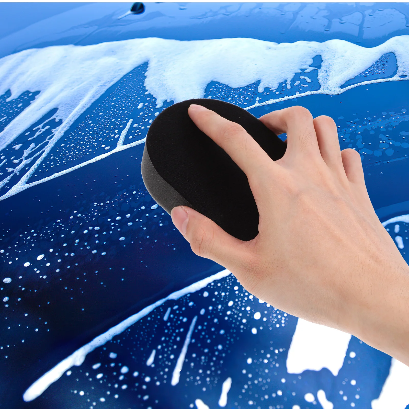 

Car Wash For Wheel Rims Cleaning Tool Auto Sponge Durable Soft Head Replaceable Handle Car Cleaning Sponge Wash Tool