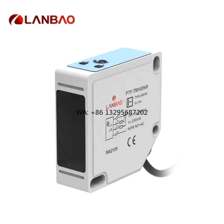 

PTF-TM10SK IP64 Beam Optical Proximity Sensor Switch Detection Distance 10m DC 10-30V CE Certified Industrial Sensor