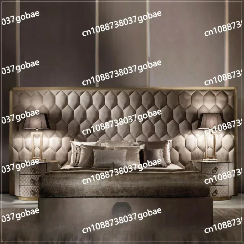 King Bed 1 Meter 8 Double Bed Modern Minimalist 3 Meter King Light Luxury Kingsize King Bed Master