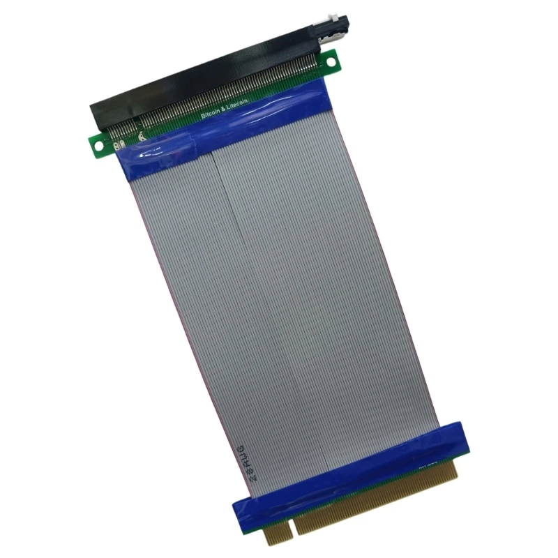 High Quality PCIe 16X PCI for Express PCI-E 16X To 16X Riser Extender Card Adapter Flexible Cable