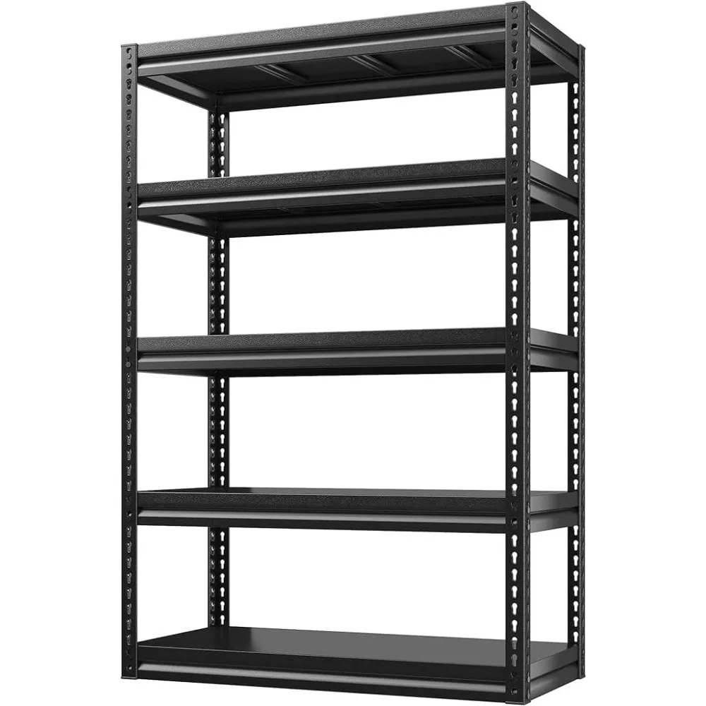 Garage Shelving 2000 LBS Adjustable 5 -Tier Garage Storage Shelves Metal Shelving Units and Storage Rack Shelf for Garage