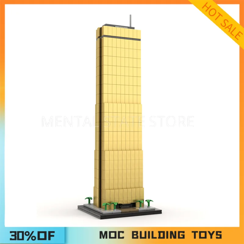 NEW 1049PCS Customized MOC Hanwha 63 City Building Blocks Technology Bricks DIY Creative Assembly Education Toys Holiday Gifts