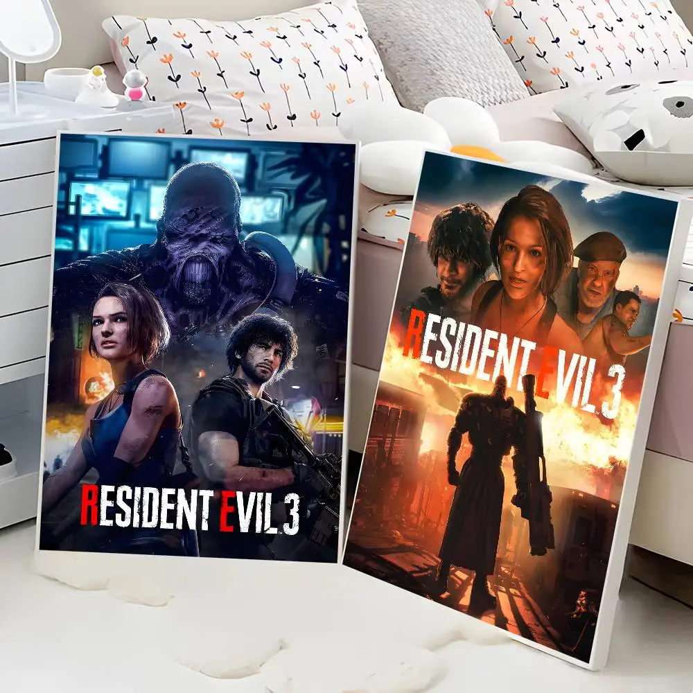 G-Game R-Resident E-Evil 4 Whitepaper Poster HD Quality Poster Wall Art Painting Study Room Wall Decor