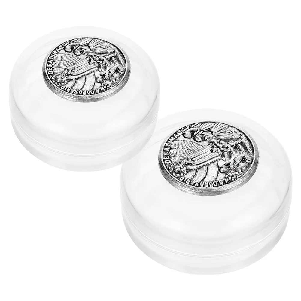 

2 шт. металлическая шкатулка для четок, элегантный католический контейнер на память, органайзер для хранения ювелирных изделий для первого причастия, органайзер для безделушек Девы Марии