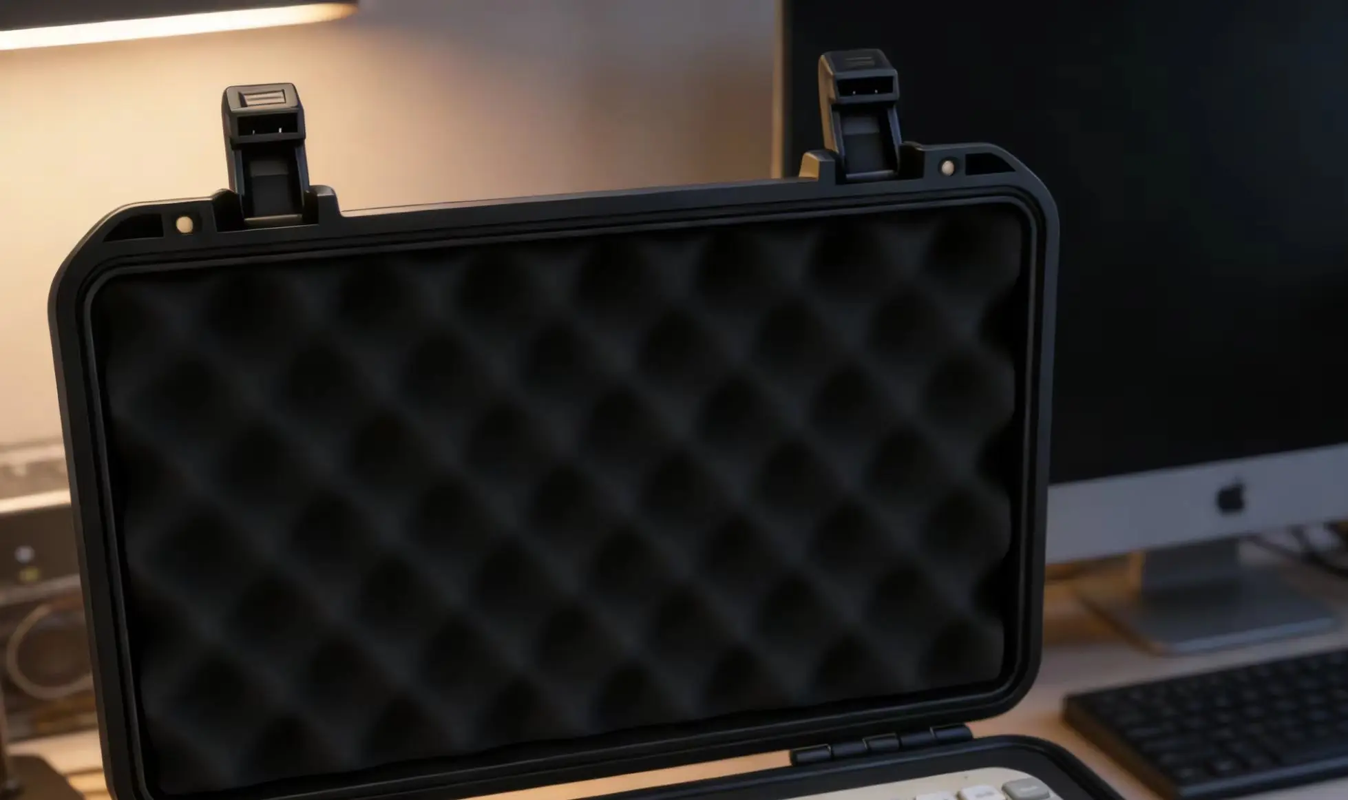 

Жесткий защитный чехол-сумка для клавиатуры на 68 клавиш, дорожная сумка для клавиатуры 33x15x8 см