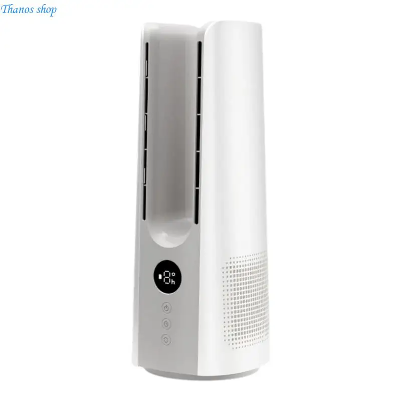 9Speed Bladeless Tower Fan Humidifier Function 9H Timer Digital Display X37A