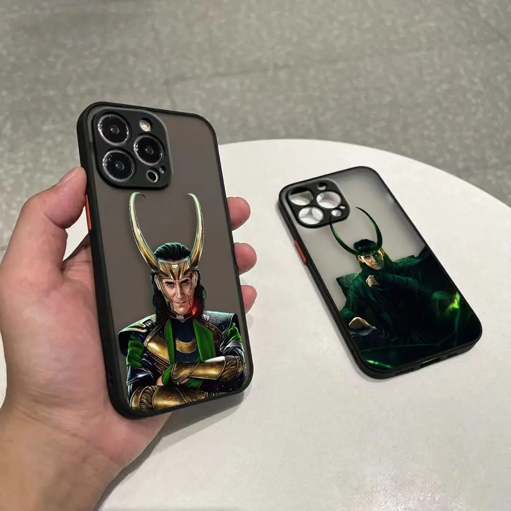 Funda mate Marvel Los Vengadores Loki para OPPO RENO 2F 2Z 3 4 4F 5 5F 6 7 7Z 8 8T Find X5 LITE RPO 5G Frpsted Funda