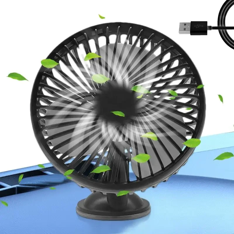 

Car Fan Car Cooling Fan Low Noise Summer Car Air Conditioning Cold Fan Degree Rotation Vehicle Dashboard Fan car accessories