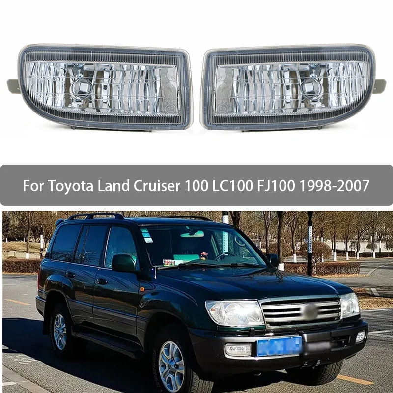 Fog Lamp Assembly For Toyota Land Cruiser 100 LC100 FJ100 1998 1999-2007 Front Bumper Anti Fog Light 81221-60042 81211-60122